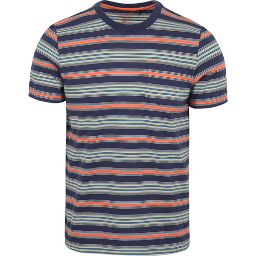 Vêtements Homme T-shirts & Polos Nouveautés de cette semaineland NZA Polo Little Slate Stripes Bleu Bleu