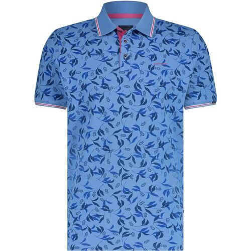 Vêtements Homme T-shirts & Polos State Of Art Polo Piqué Rayures Bleu Bleu