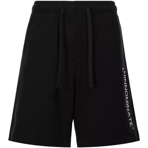 Vêtements Homme Shorts / Bermudas Hinnominate Bermudes hinnominées en sweat-shirt noir Noir
