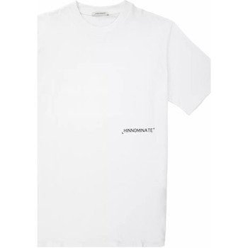 t-shirt hinnominate  t-shirt  logo blanc noir 