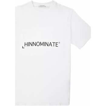 t-shirt hinnominate  t-shirt  logo blanc gros 