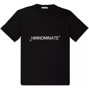 t-shirt hinnominate  t-shirt t-shirt noir logo grand 