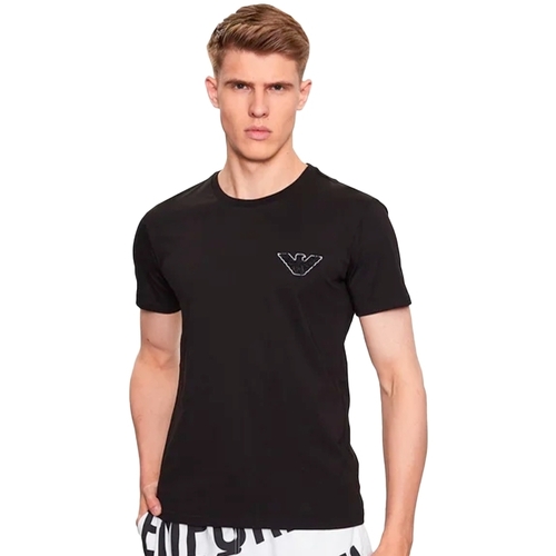 Vêtements Homme T-shirts manches courtes Emporio Armani Eagle Noir