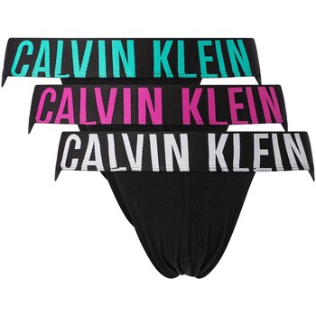 Sous-vêtements Homme Slips Calvin Klein Jeans Lot de 3 jockstraps Intense Power Noir