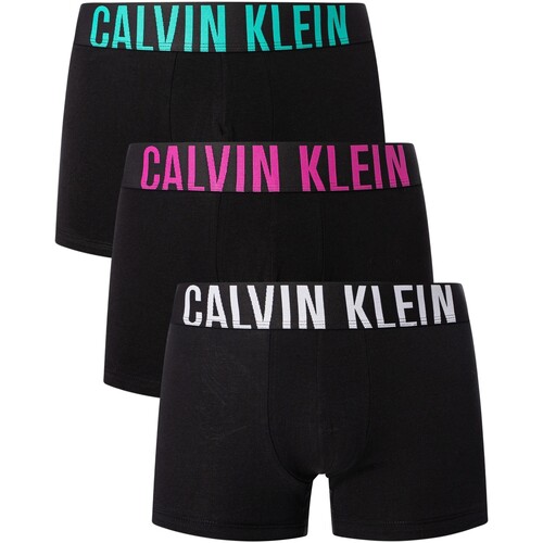 Sous-vêtements Homme Caleçons Calvin Beanie Klein Jeans Lot de 3 caleçons Intense Power Noir