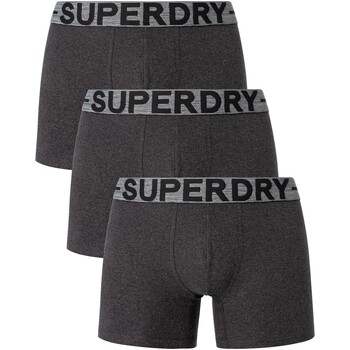 Sous-vêtements Homme Caleçons Superdry Lot de 3 boxers bio Noir