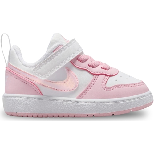 Chaussures Fille Baskets mode Nike ripstop Borough Low Recraft Blanc