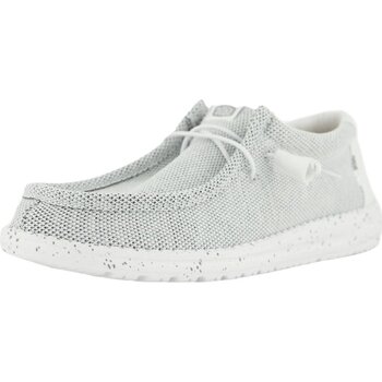 Chaussures Homme Chaussures bateau Hey Dude Shoes white Gris