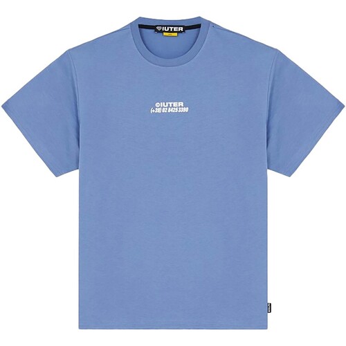 Vêtements Homme T-shirts manches courtes Iuter Horses Tee Bleu