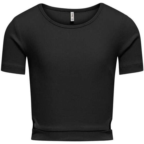 Vêtements Fille T-shirts manches courtes Only 162103VTPE24 Noir