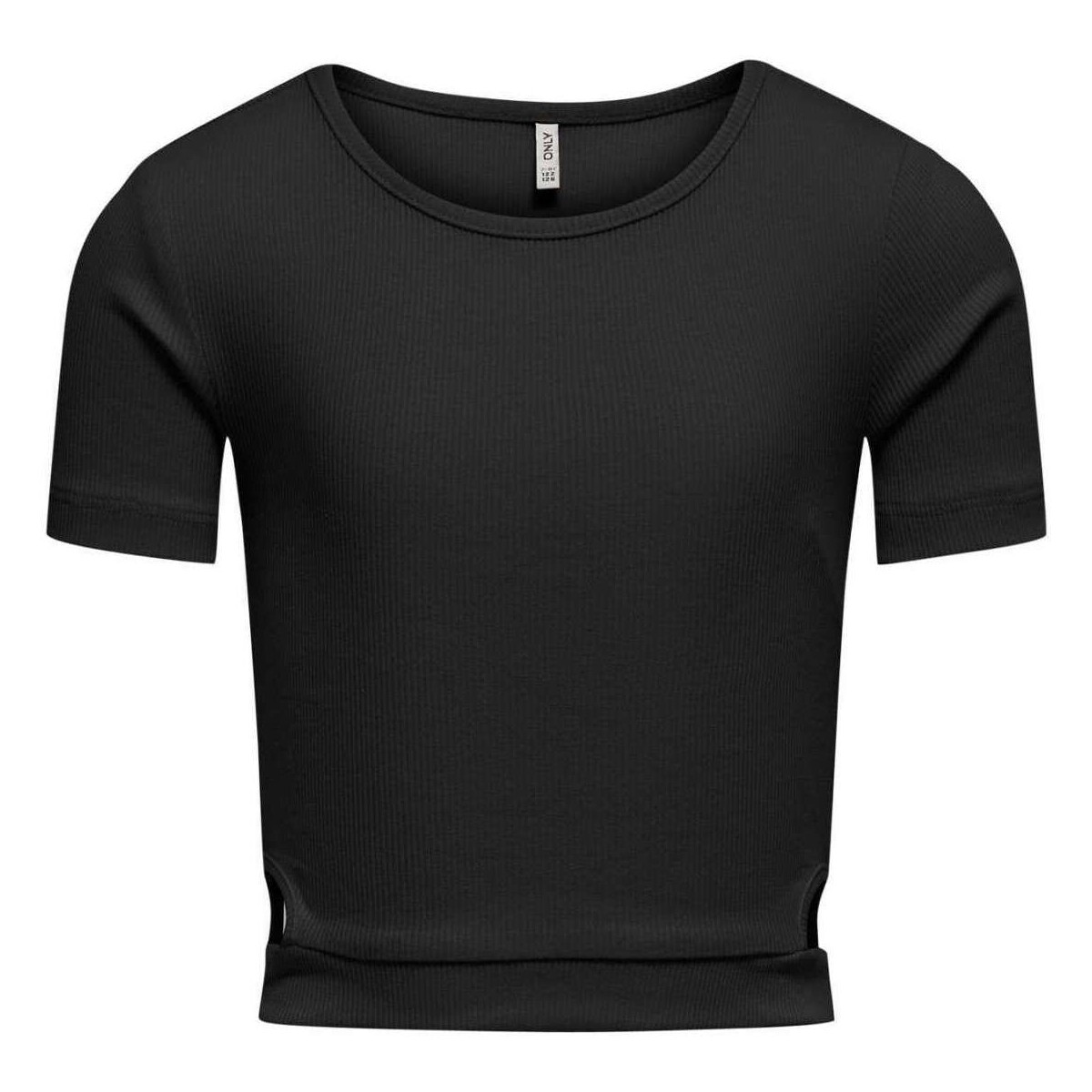 Vêtements Fille T-shirts manches courtes Only 162103VTPE24 Noir