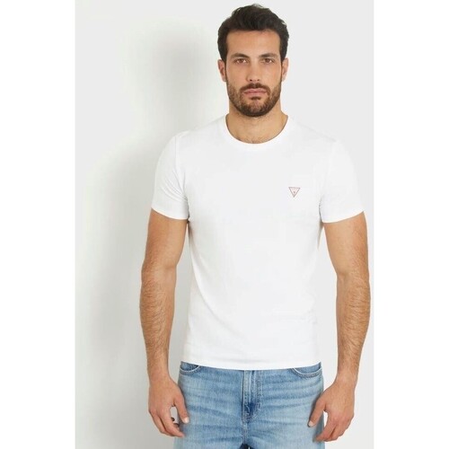 Vêtements Homme T-shirts manches courtes Guess M2YI24J1314 Blanc
