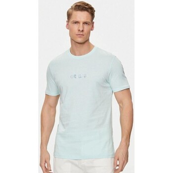 Vêtements Homme T-shirts manches courtes Guess M4GI92 I3Z14 Bleu
