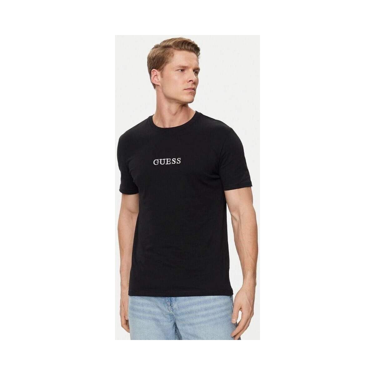 Vêtements Homme T-shirts manches courtes Guess M4GI92 I3Z14 Noir