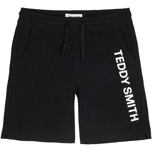 Vêtements Garçon Shorts / Bermudas Teddy Smith S-mickael jr Noir