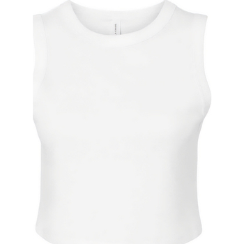 Vêtements Femme Débardeurs / T-shirts sans manche Bella + Canvas Muscle Blanc
