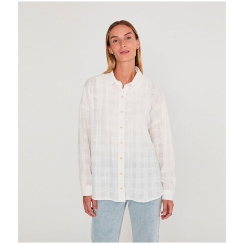 Vêtements Femme Chemises / Chemisiers Designers Society Kuldip Shirt White Multicolore