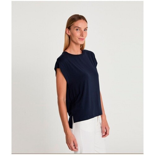Vêtements Femme T-shirts manches courtes Designers Society Perini Shirt Navy Multicolore