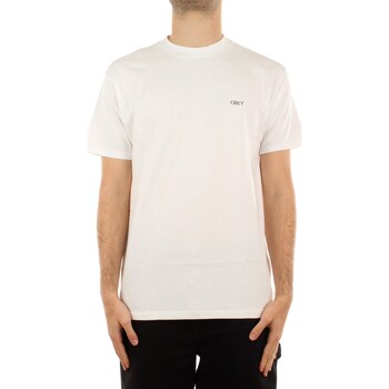 Vêtements Homme T-shirts manches courtes Obey 165263782 Blanc