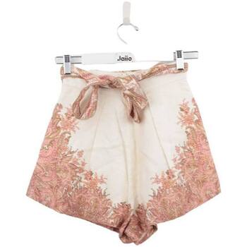 Vêtements Femme Shorts / Bermudas Zimmermann Mini short en coton Blanc