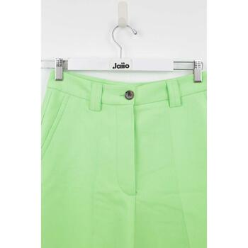 Essentiel Pantalon large en coton Vert