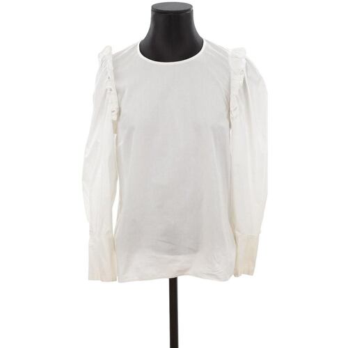 Vêtements Femme Débardeurs / T-shirts sans manche Bash Blouse en coton Blanc