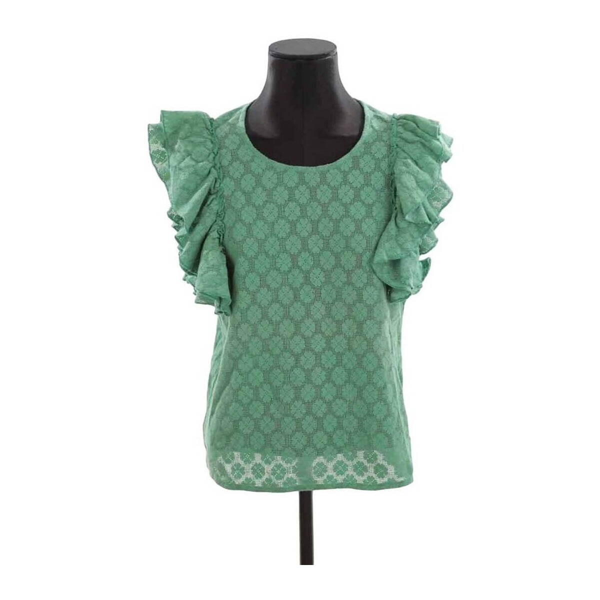 Vêtements Femme Débardeurs / T-shirts sans manche Leon & Harper Blouse en coton Vert