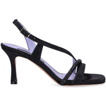 Chaussures Femme des bottines noires en finition Albano  Noir