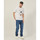 Vêtements Homme T-shirts & Polos Bugatti T-shirt à col rond  avec logo décomposé Blanc
