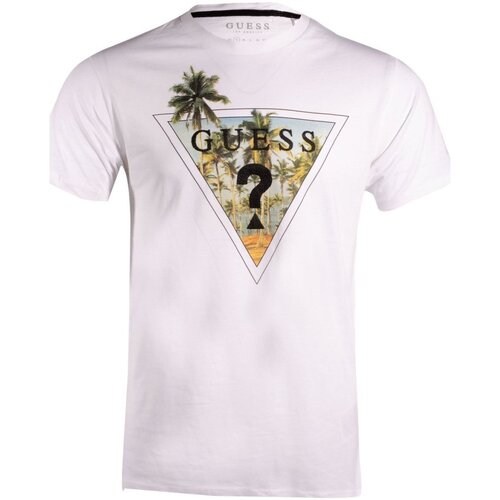 Vêtements Homme T-shirts manches courtes Guess X3YI06 KAK91 Blanc