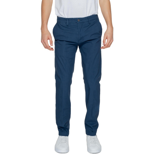 Vêtements Homme Pantalons Borghese Chino Todi PA21 HP01 Bleu