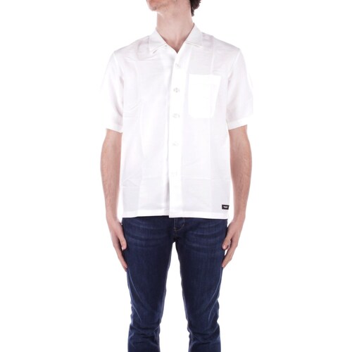 Vêtements Homme Chemises manches courtes Paolo Pecora PP1008 Blanc