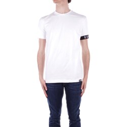 Vêtements Homme T-shirts manches courtes Dsquared D9M3S5400 Blanc