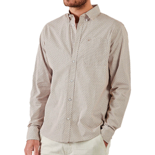 Vêtements Homme Chemises manches longues Kaporal ROWANE24M42 Blanc