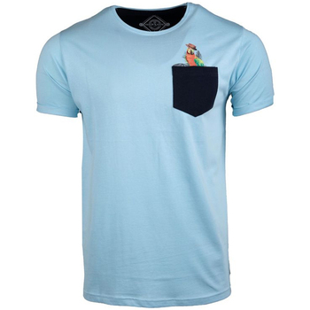 Vêtements Homme T-shirts manches courtes Lustres / suspensions et plafonniers MB-MAGENTA Bleu