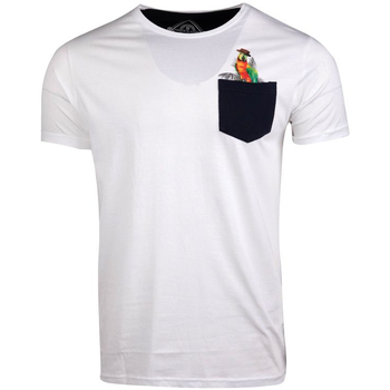 Vêtements Homme T-shirts manches courtes La Maison Blaggio MB-MAGENTA Blanc