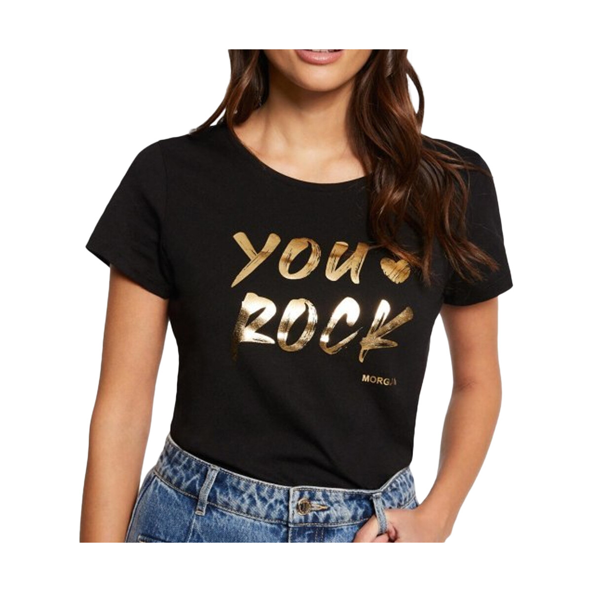 Vêtements Femme T-shirts & Polos Morgan 241-DYOU Jaune