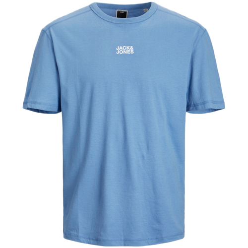 Vêtements Homme T-shirts & Polos Jack & Jones 12244027 Bleu