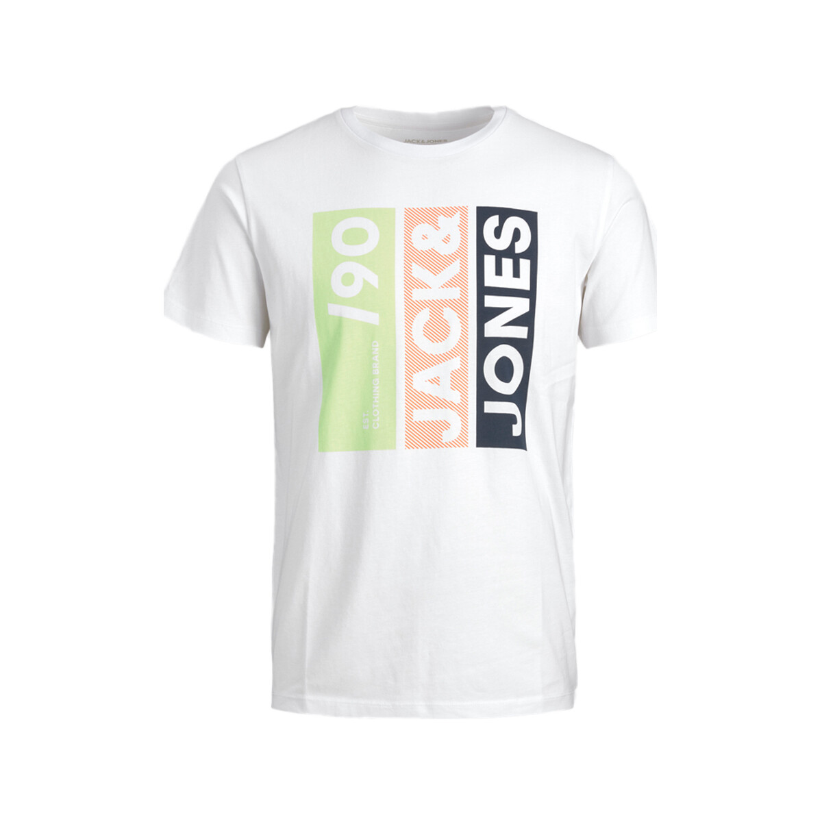 Vêtements Garçon T-shirts & Polos Jack & Jones 12258232 Blanc