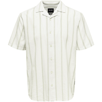 Vêtements Homme Chemises manches courtes Only & Sons  22028961 Blanc