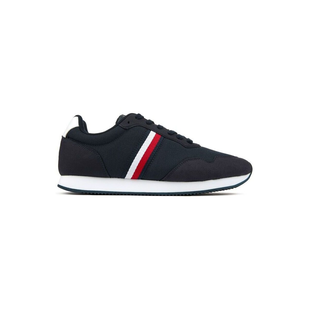Chaussures Homme Baskets mode Tommy Hilfiger Lo Runner Baskets Style Course Bleu