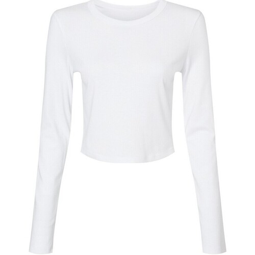 Vêtements Femme T-shirts manches longues Bella + Canvas PC6955 Blanc