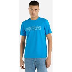 Vêtements Homme T-shirts manches longues Umbro UO2136 Bleu