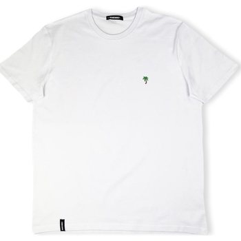 Vêtements Homme T-shirts & Polos Organic Monkey Palm Tree T-Shirt - White Blanc