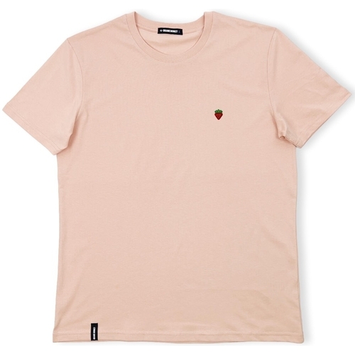 Vêtements Homme T-shirts & Polos Organic Monkey Strawberry T-Shirt - Salmon Rose