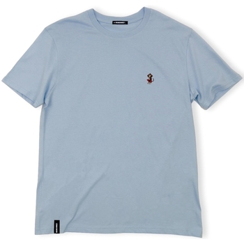Vêtements Homme T-shirts & Polos Organic Monkey Monkey Watch T-Shirt - Blue Macarron Bleu