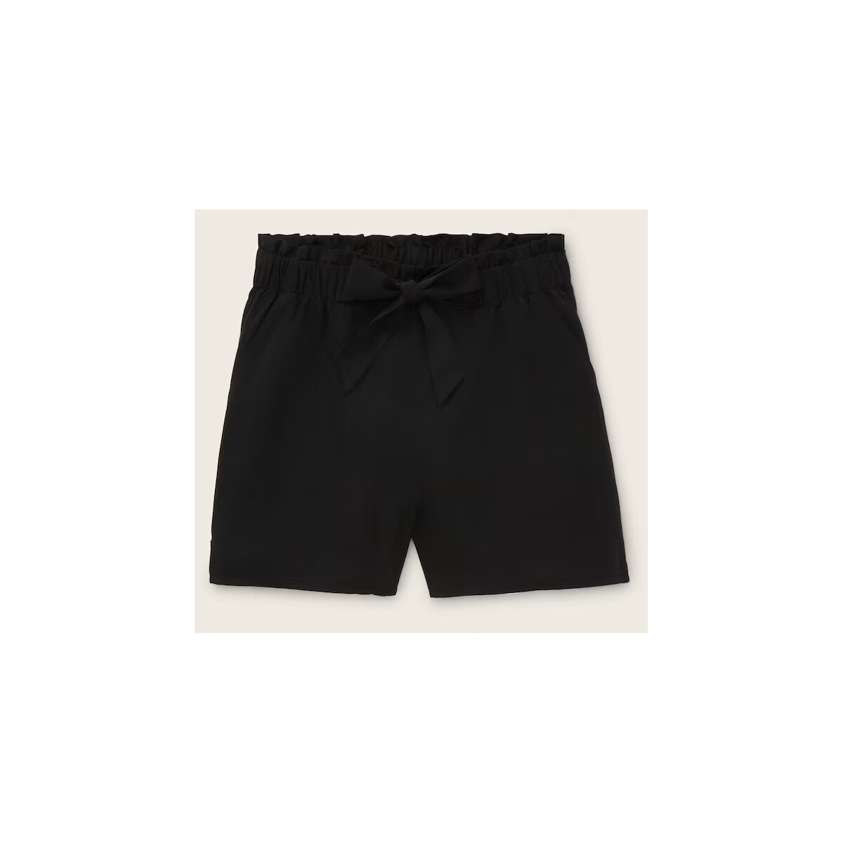 Vêtements Femme Shorts / Bermudas Tom Tailor - Short - noir Noir