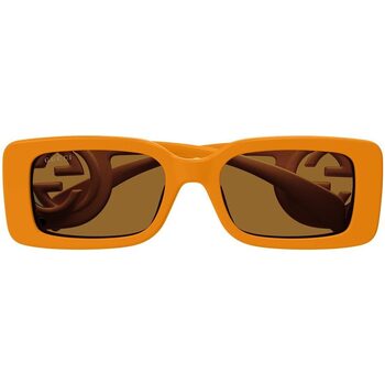 Montres & Bijoux Lunettes de soleil Gucci Occhiali da Sole  GG1325S 008 Orange