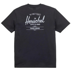 Vêtements T-shirts manches courtes Herschel Classic Tee Men's Black/White Noir