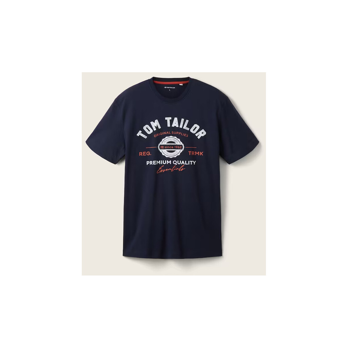 Vêtements Homme T-shirts manches courtes Tom Tailor - Tee-shirt - marine Marine